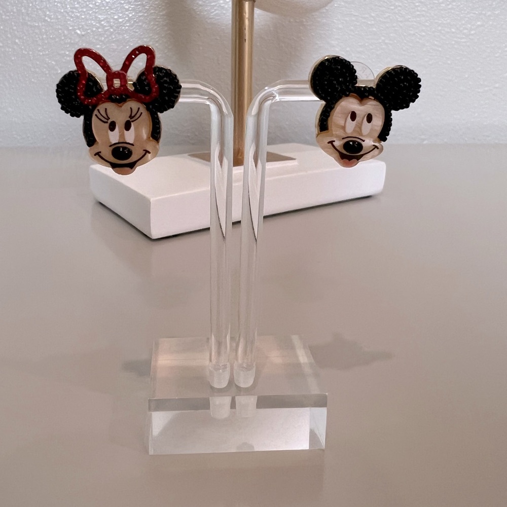Mickey Mouse And Minnie Mouse Disney Earrings